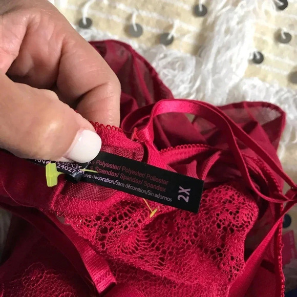 NWT BLACK FUSHSIA Sz 2X - Picture 6 of 7